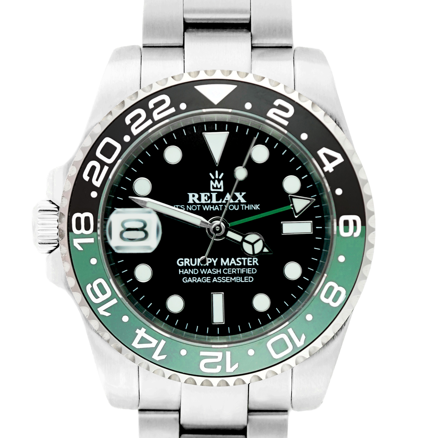 ROLEX GMT 黒×緑　壁時計 Relax Leftie Green & Black GMT - Relax by Atelier Perpetuel