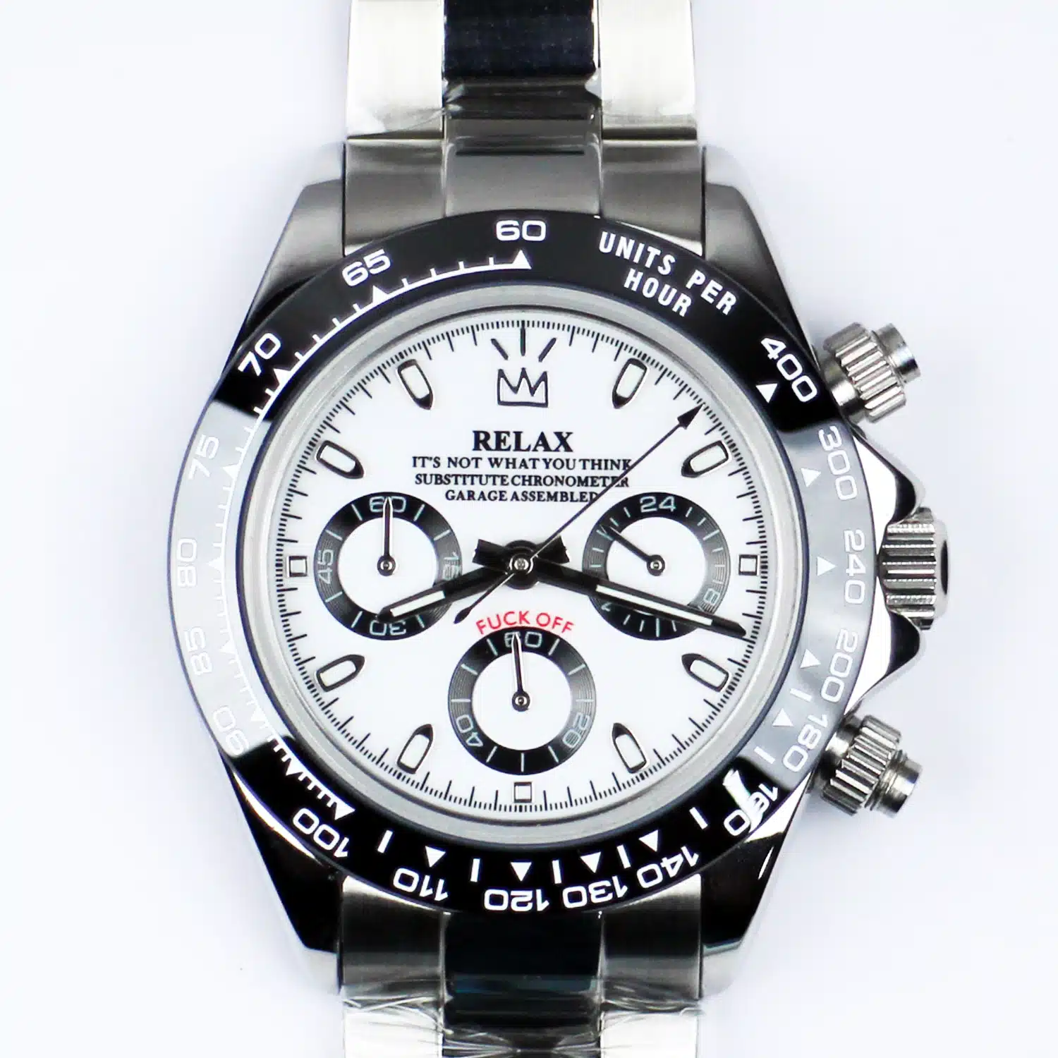 Relax White Chronograph