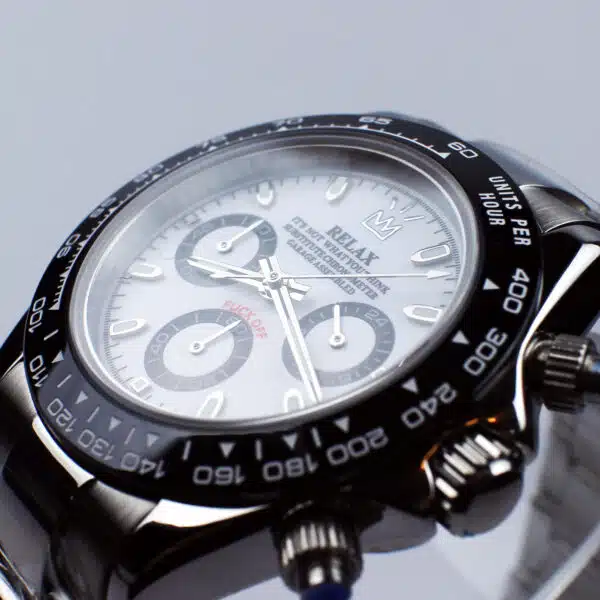 Relax White Chronograph - Relax by Atelier Perpetuel