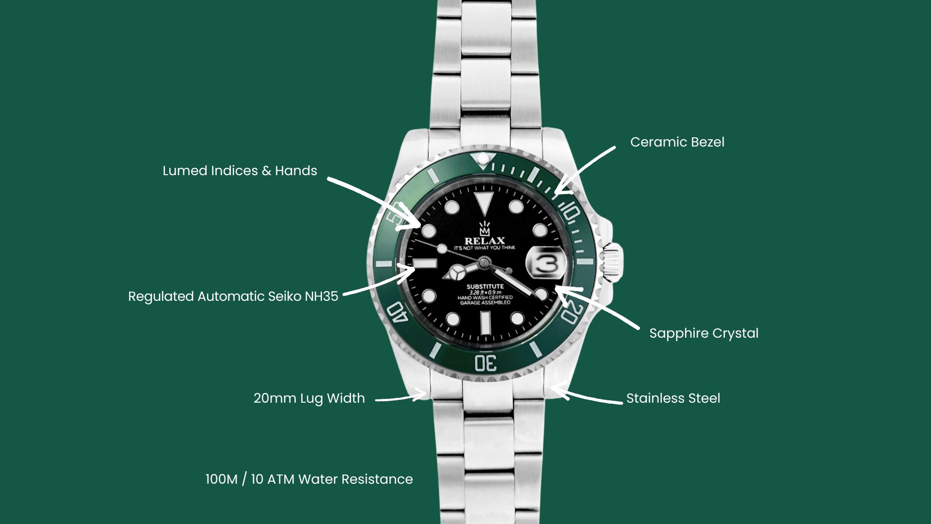 Relax Diver Green - Relax by Atelier Perpetuel