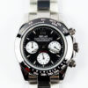 Relax Black & White Subdials Chronograph
