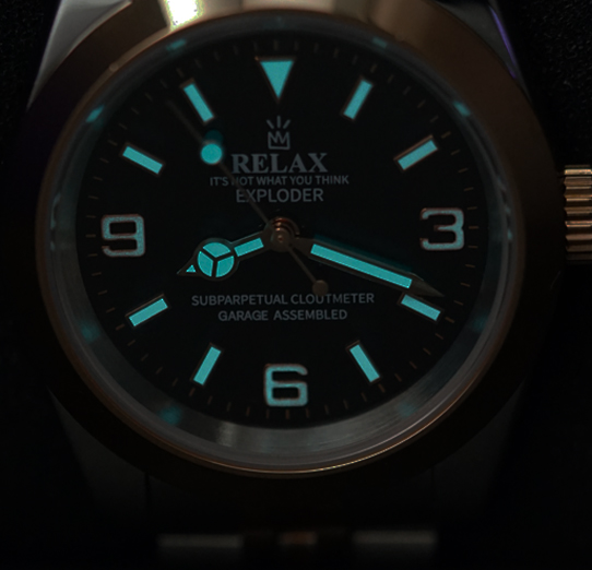Relax Black and Rose Gold Exploder 36mm - Image 4