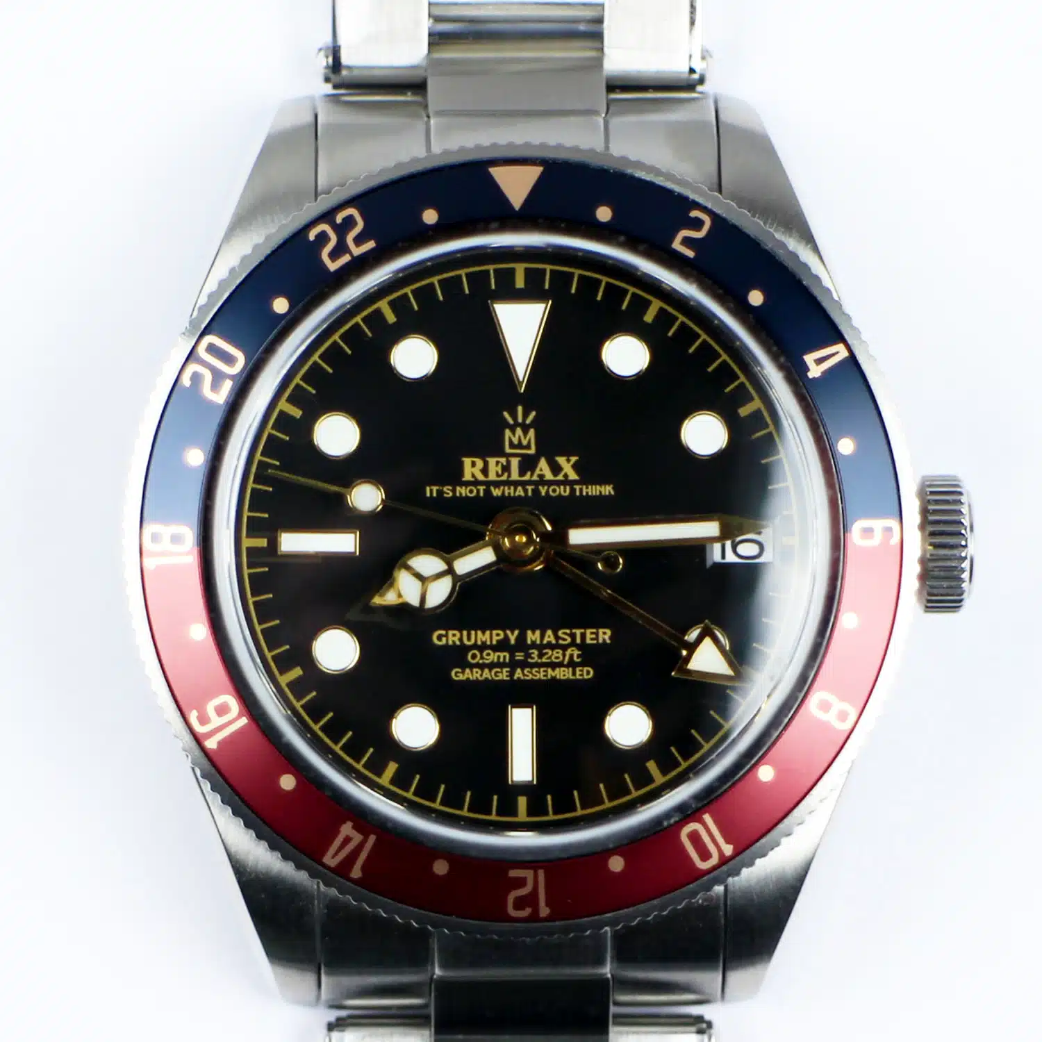Vintage Style Relax Red & Black GMT