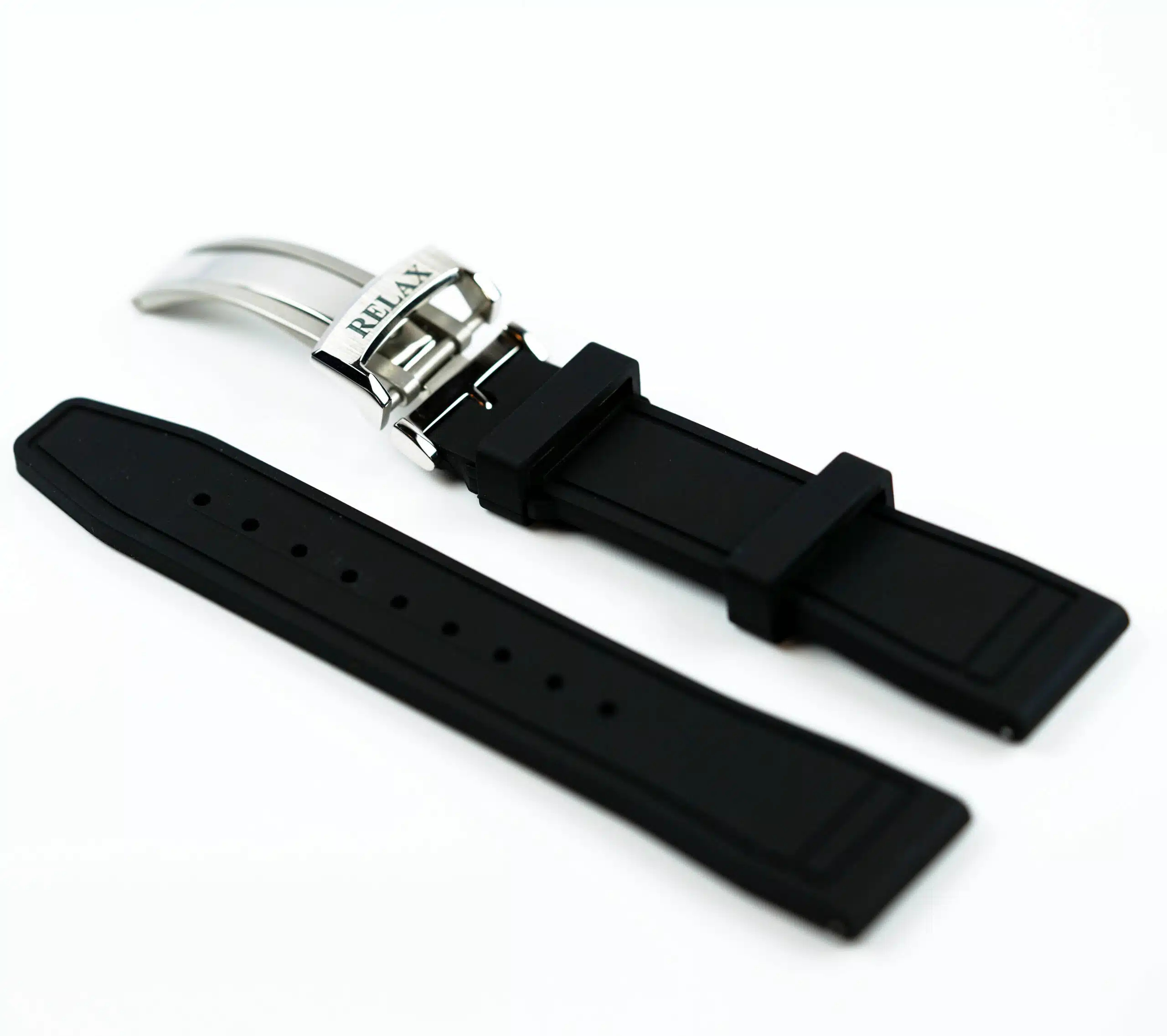Universal Black Rubber Strap