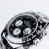Relax Black & White Subdials Chronograph - Image 2