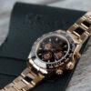 Relax Rose Gold & Black Chronograph - Image 3