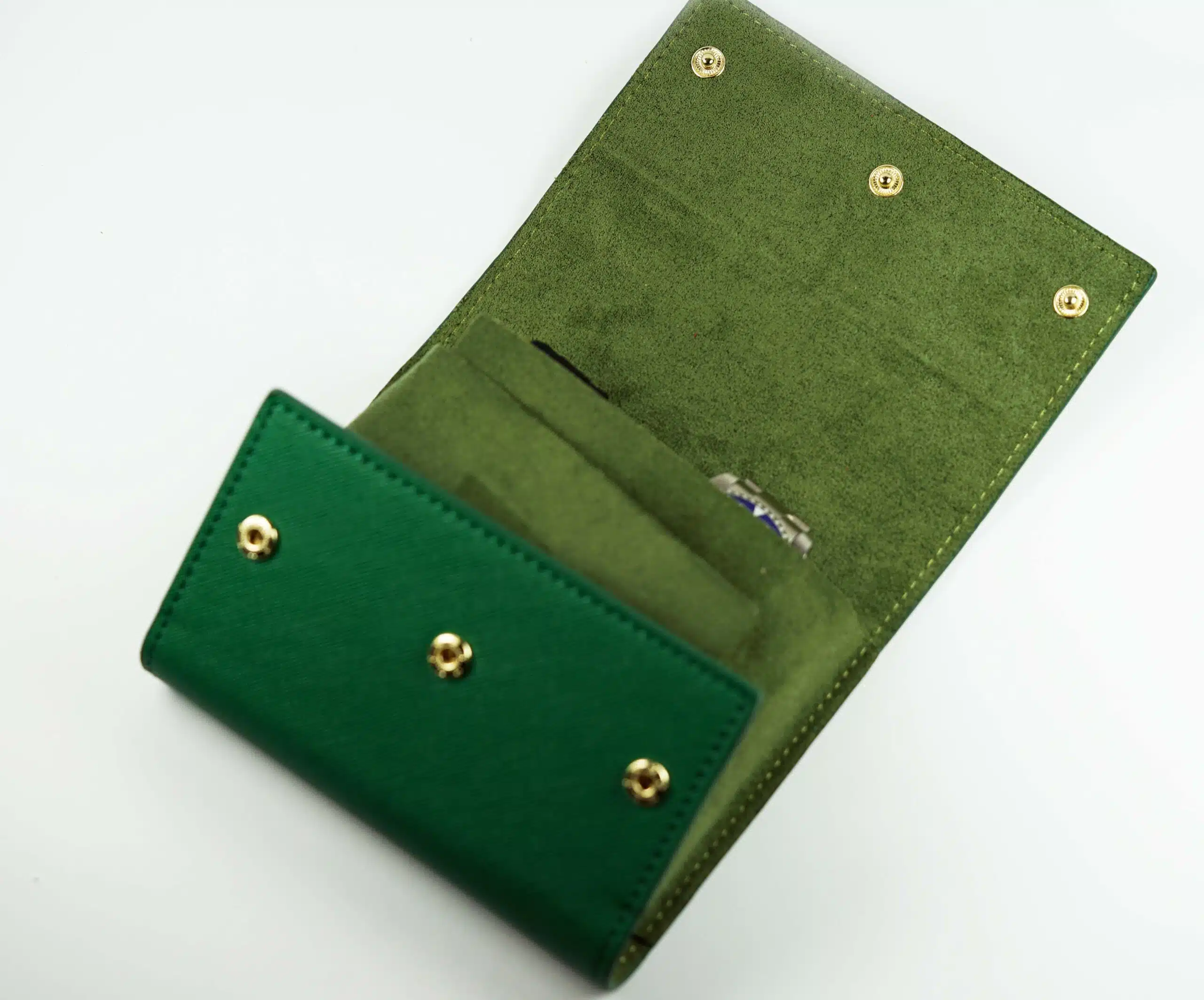 Relax Green Premium Travel Double Watch Pouch - Image 3