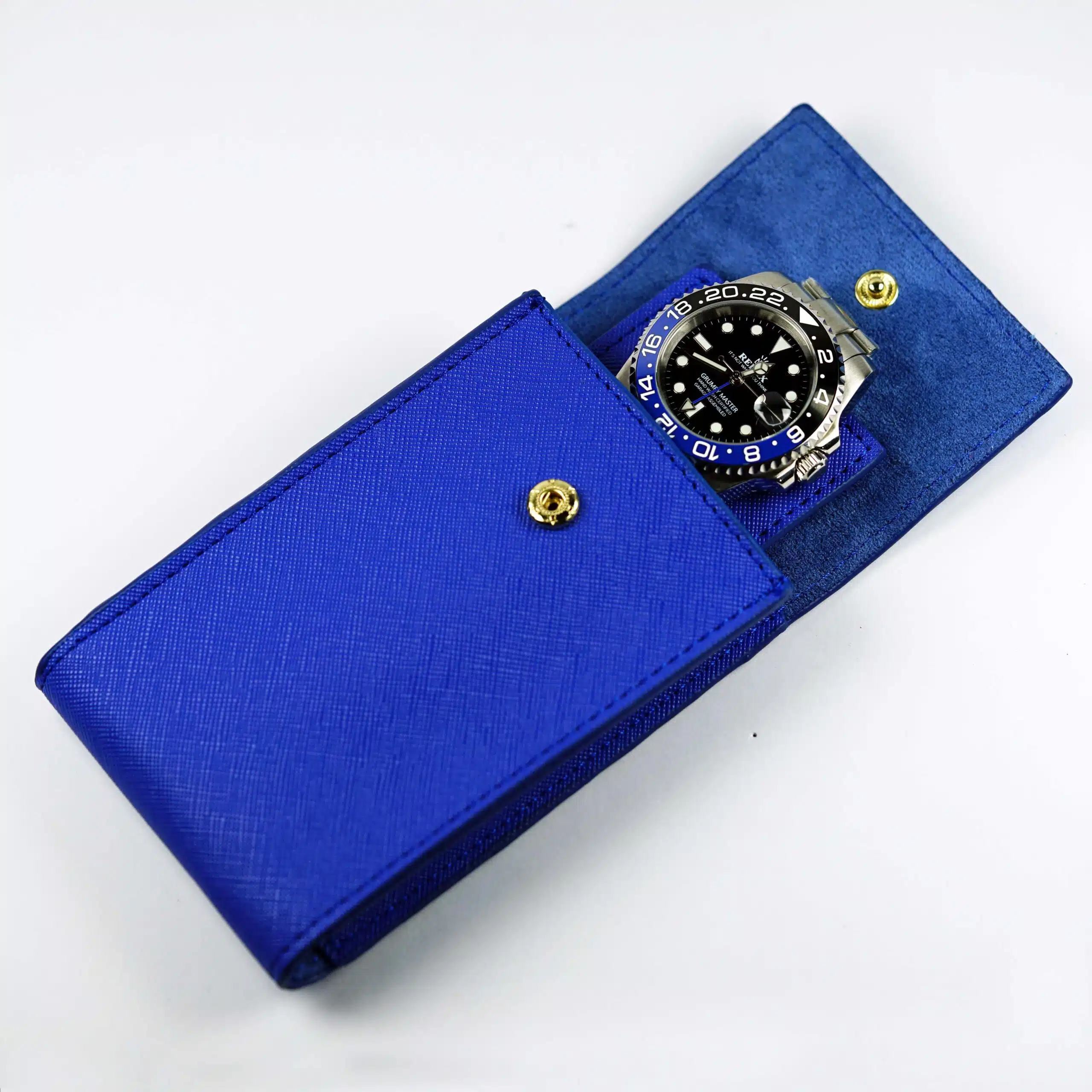 Relax Blue Premium Travel Watch Pouch