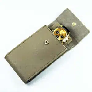 Relax Taupe Premium Travel Watch Pouch
