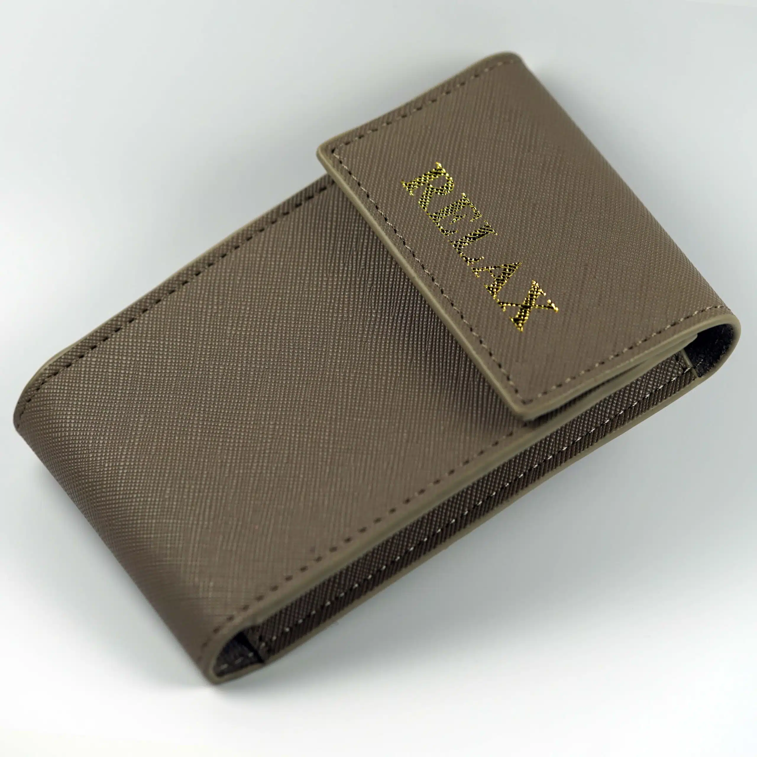 Relax Taupe Premium Travel Watch Pouch - Image 2