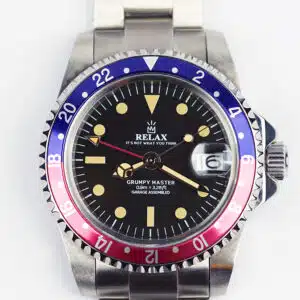 Vintage Style Relax Red & Blue GMT