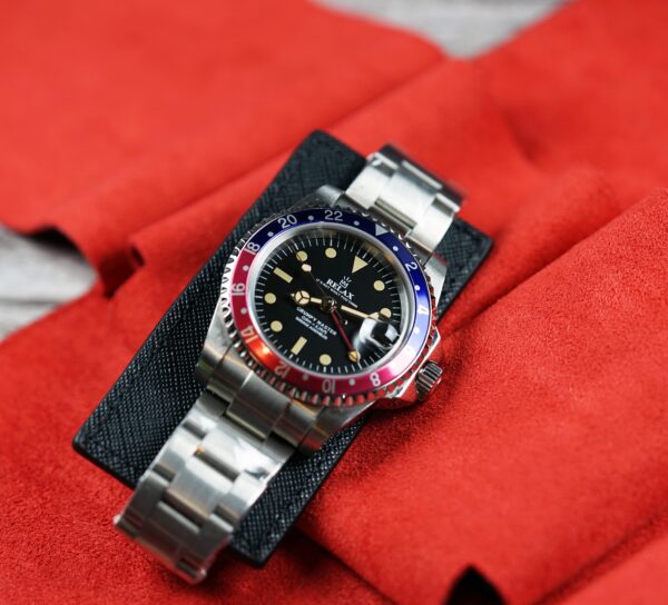 Relax Red & Black Premium Travel Double Watch Pouch - Image 4