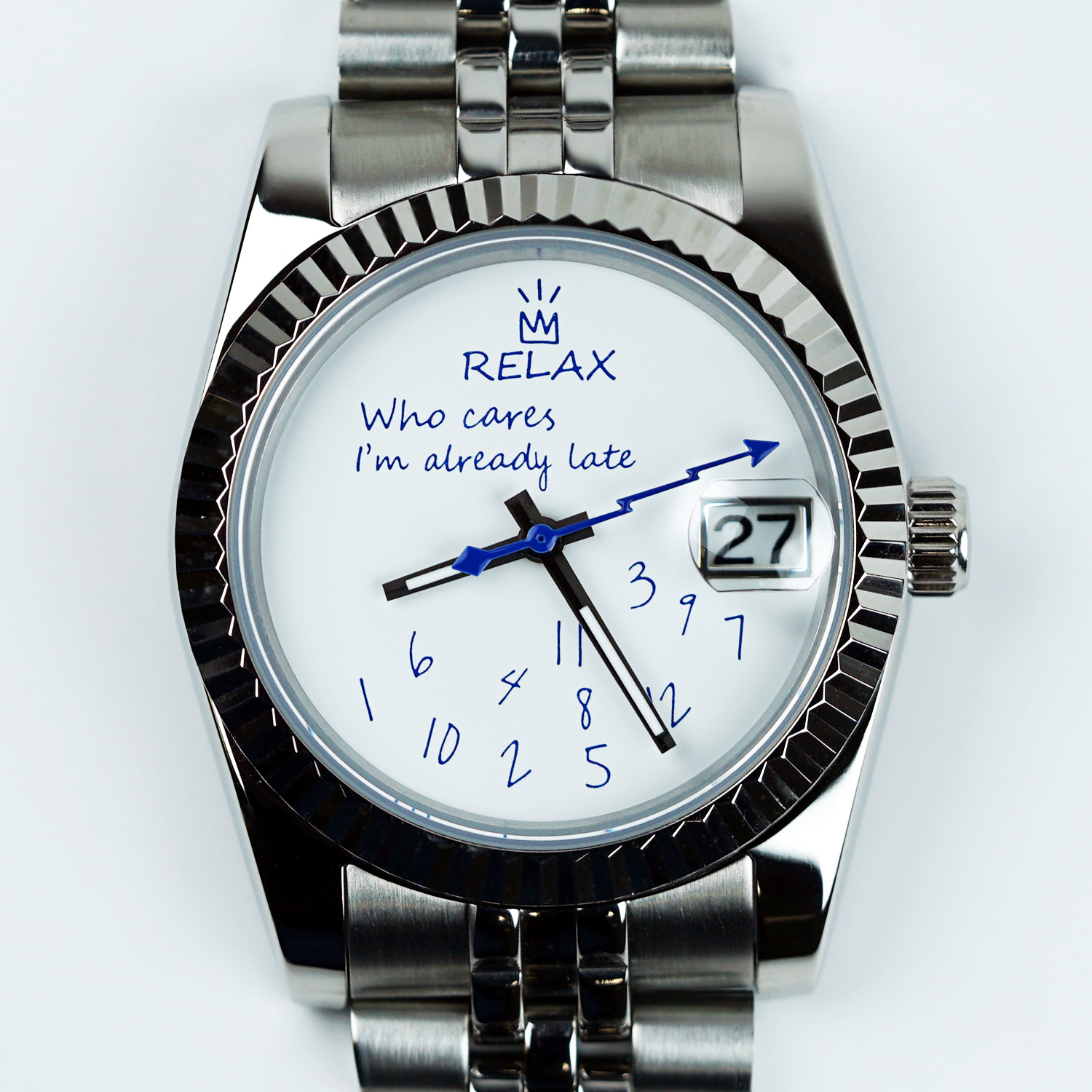 Relax Who Cares I'm Already Late 36mm