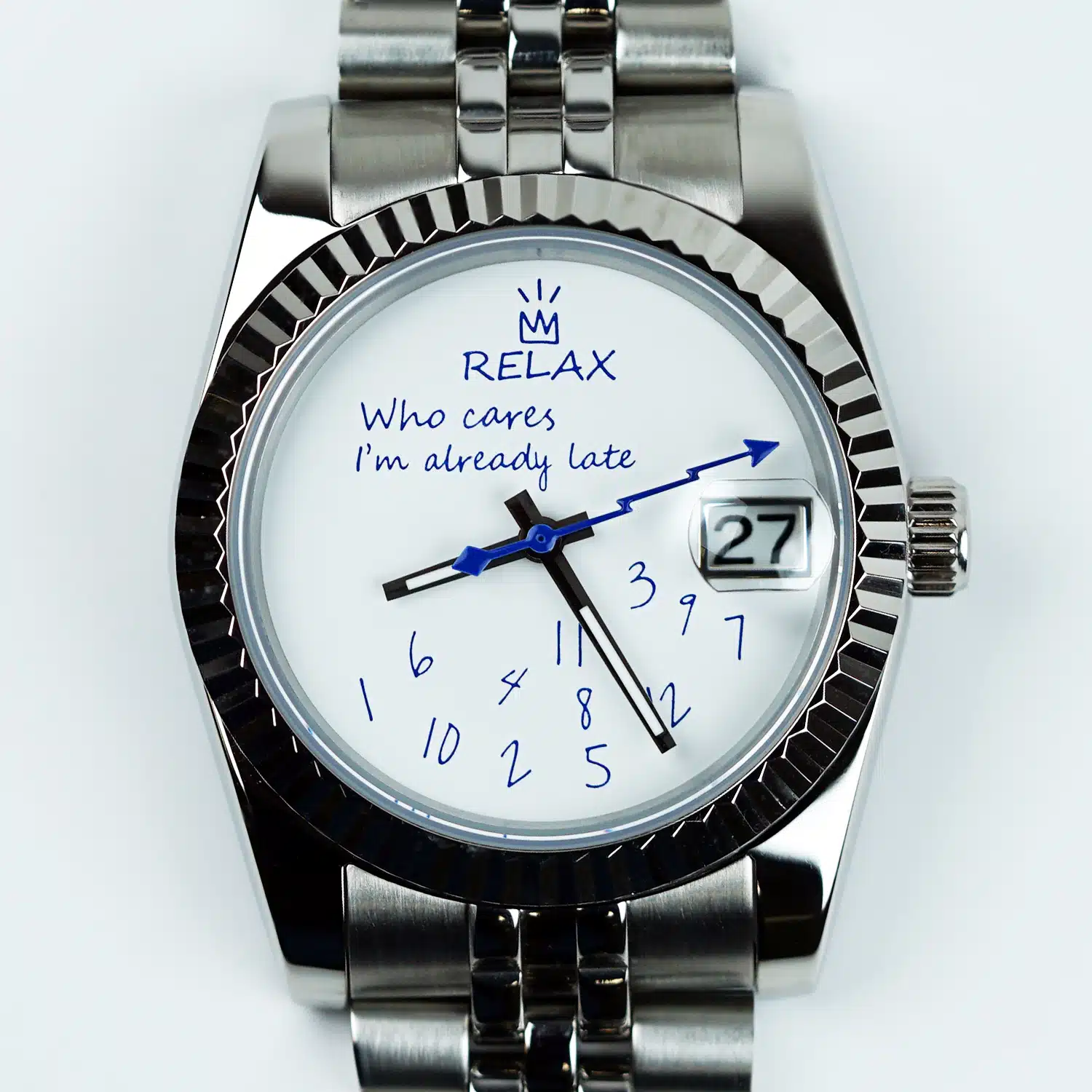 Relax Who Cares I'm Already Late 36mm