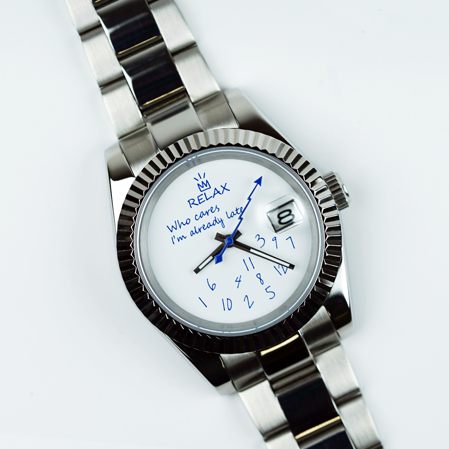 Relax Who Cares I'm Already Late 39mm - Image 2