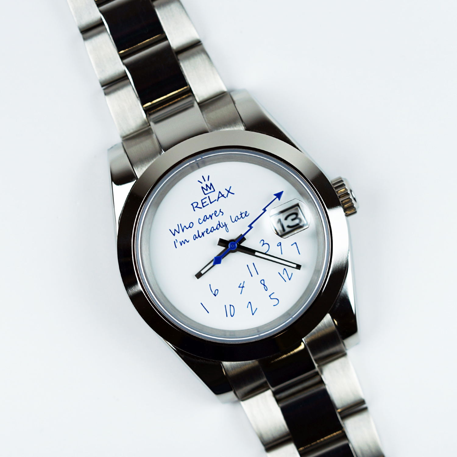 Relax Who Cares I'm Already Late 39mm - Image 3