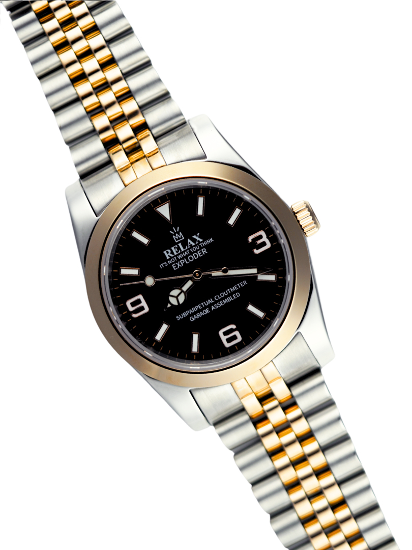 Relax Black and Rose Gold Exploder 36mm - Image 3