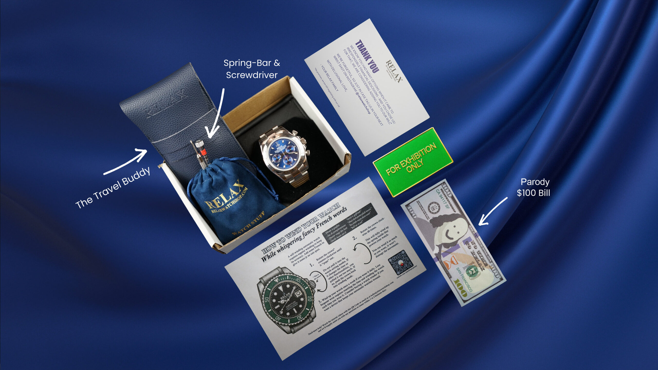 Relax Dark Blue Chronograph - Image 5